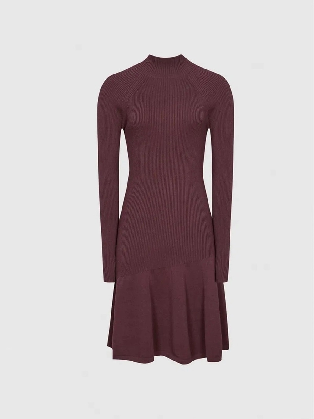 NWT- Reiss Clary Ribbed Knitted Dress Large